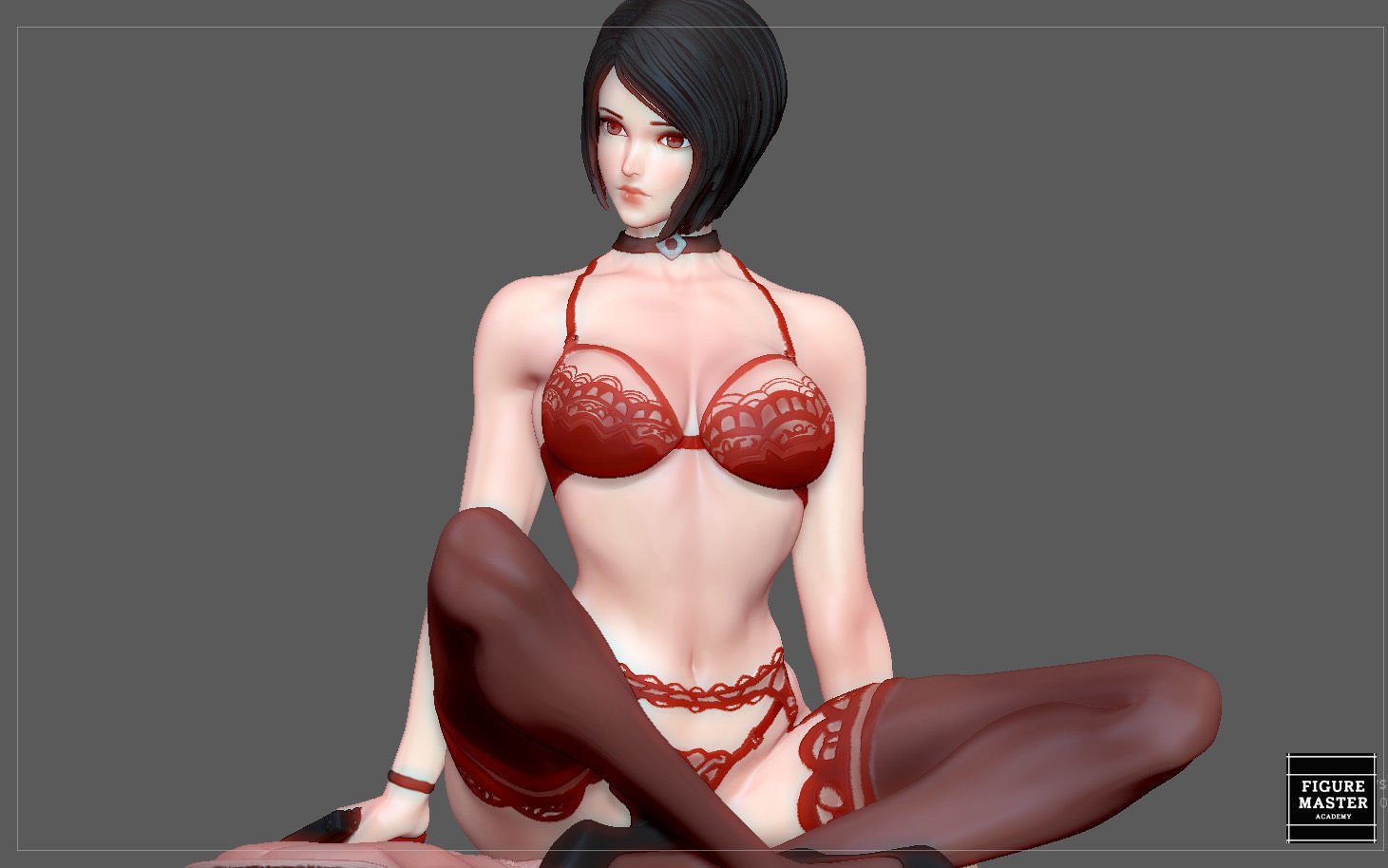 Fan Art Models Ada Wong Resident Evil Sexy Lingerie Girl  MINISTL