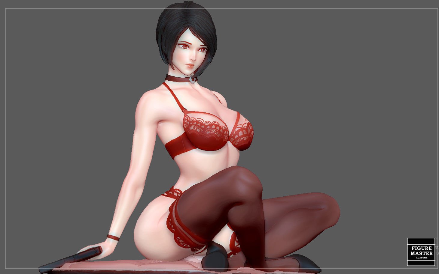 Fan Art Models Ada Wong Resident Evil Sexy Lingerie Girl  MINISTL 3