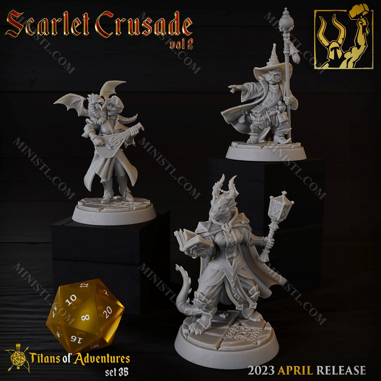 Titan-Forge Miniatures April 2023 (Scarlet Crusade Vol.2) Titan Forge  MINISTL
