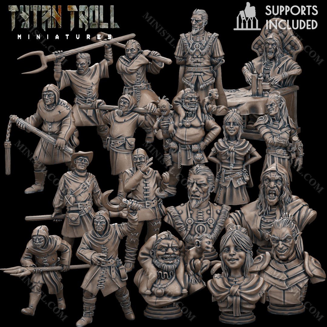 TytanTroll Miniatures April 2023 Tytantroll MIniatures  MINISTL