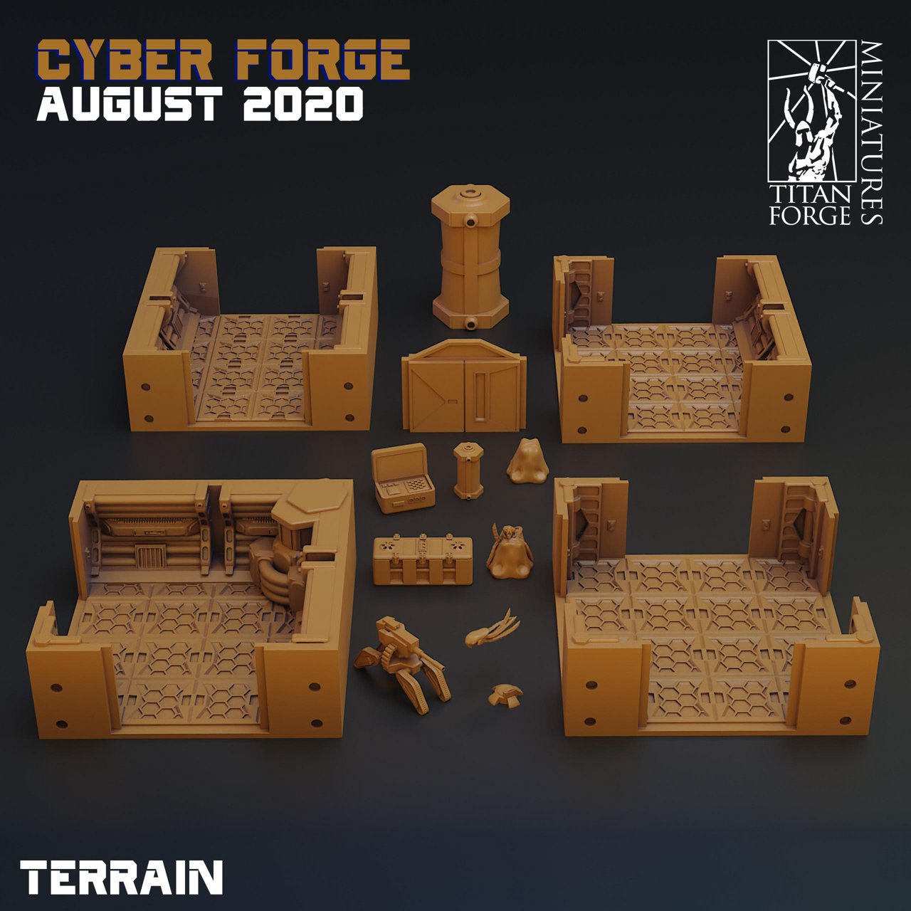 Cyber-Forge Miniatures August 2020 Cyber Forge  MINISTL 7
