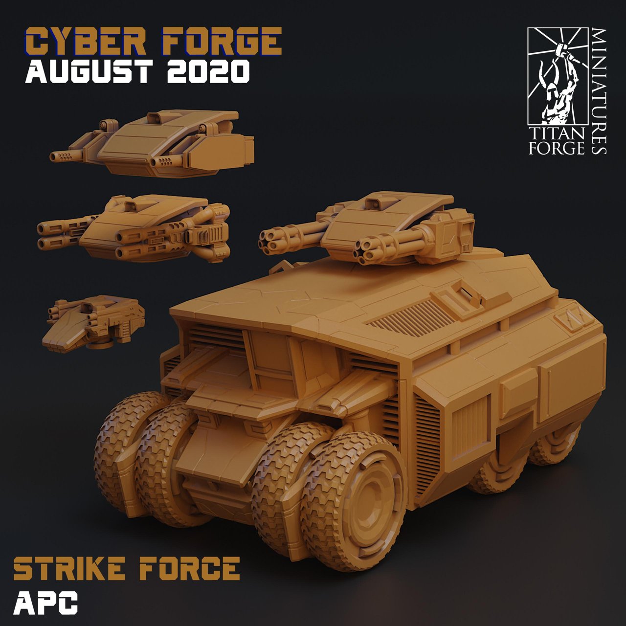 Cyber-Forge Miniatures August 2020 Cyber Forge  MINISTL 9
