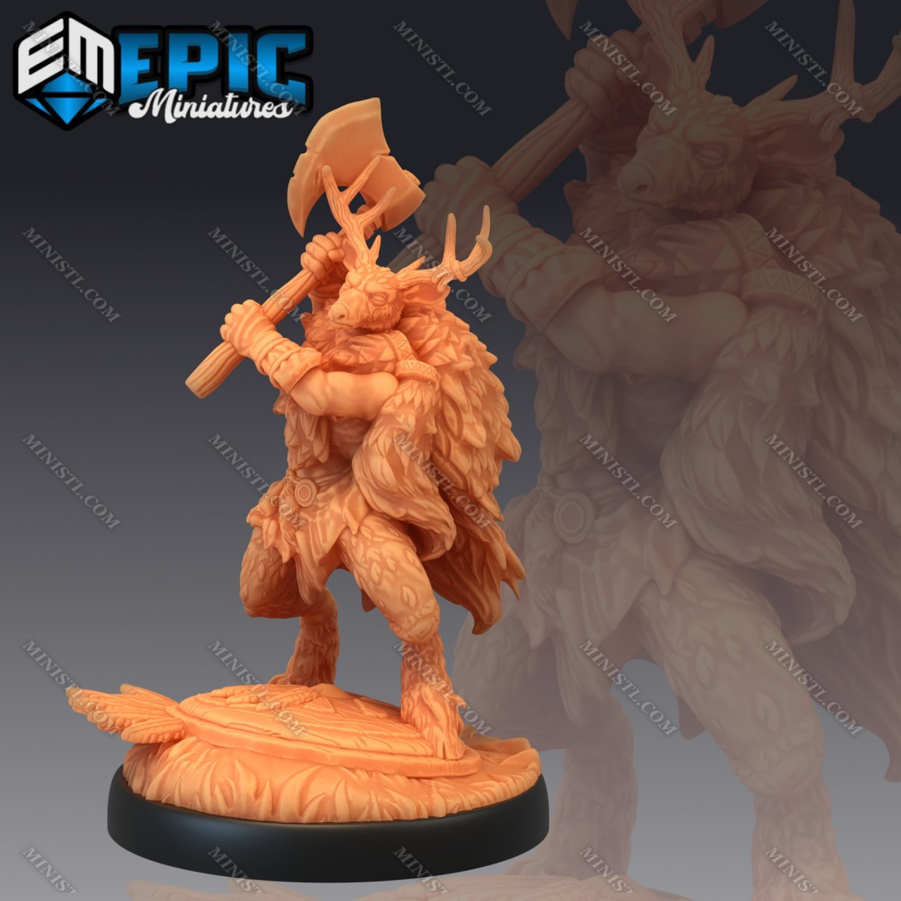 Epic Miniatures Barbarian Winter from Epic Miniatures  MINISTL 3