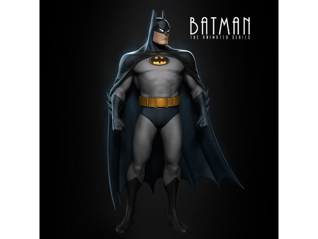 Fan Art Models Batman from DC comics  MINISTL 3