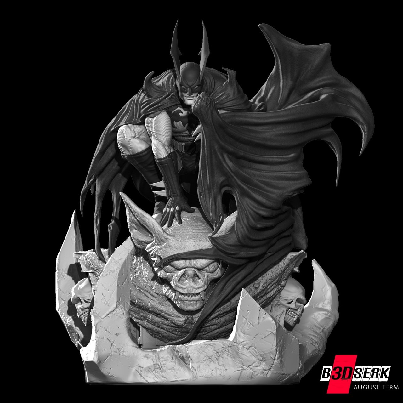Fan Art Models Batman vs Guason from DC comics  MINISTL 9