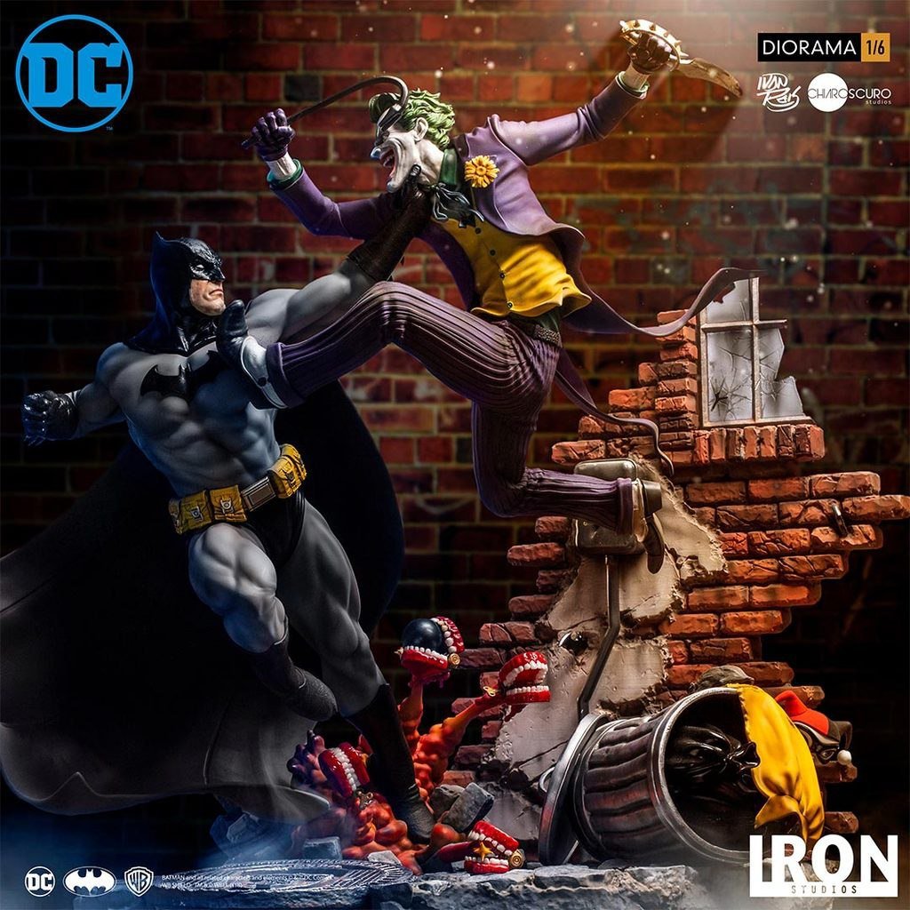 Fan Art Models Batman vs Guason from DC comics  MINISTL 5