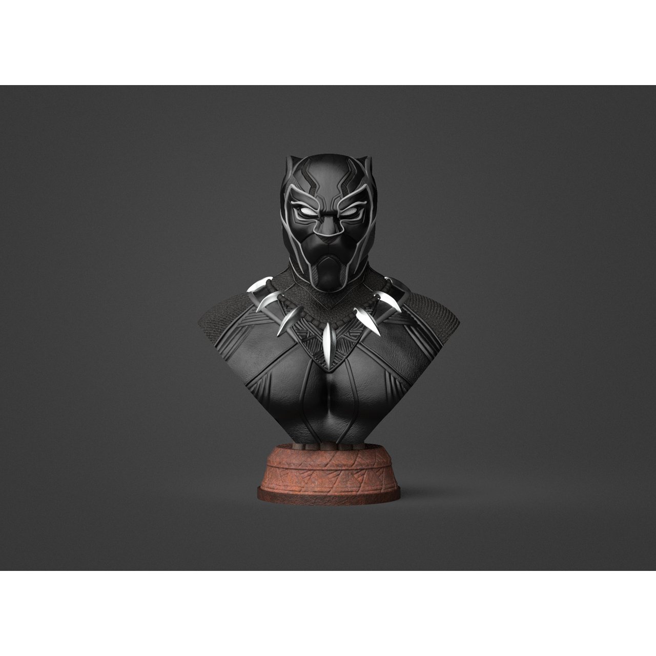 Fan Art Models Black Panther Bust from Marvel comics  MINISTL 6