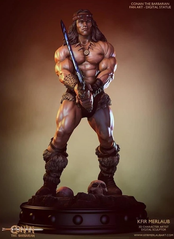 Fan Art Models Conan from Conan the Barbarian  MINISTL 4