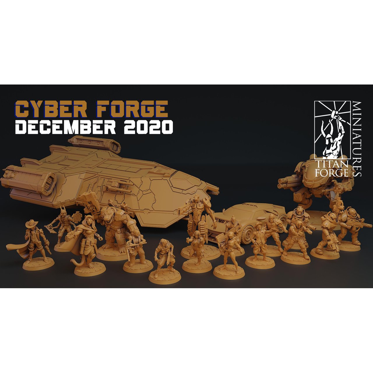 Cyber-Forge Miniatures December 2020 Cyber Forge  MINISTL