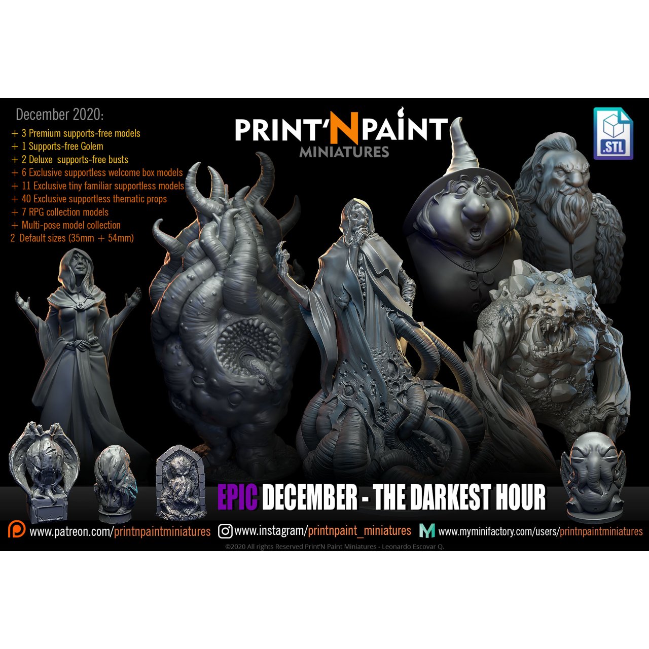 Print'N Paint December 2020 Print’n Paint  MINISTL