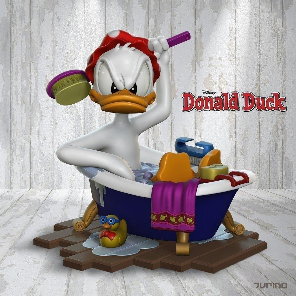 Fan Art Models Donald Duck Bath  MINISTL 2