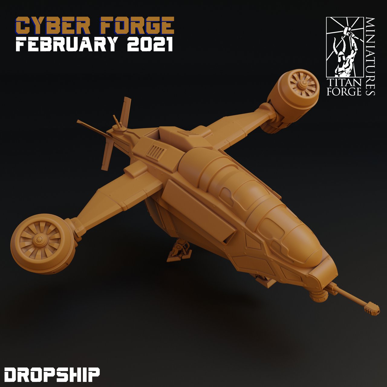 Cyber-Forge Miniatures February 2021 Cyber Forge  MINISTL 3