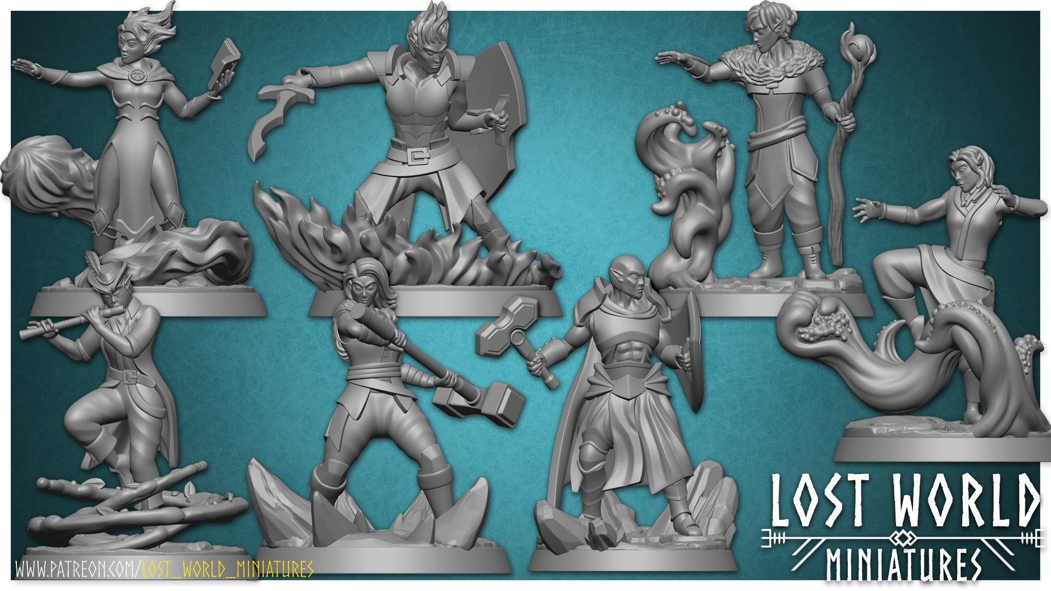 Lost World Miniatures February 2021 Lost World Miniatures  MINISTL