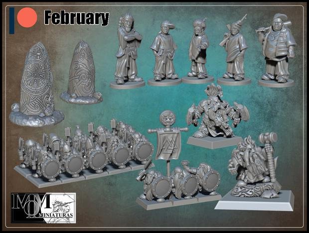 MOMminiatures February 2021 MOM Miniaturas  MINISTL