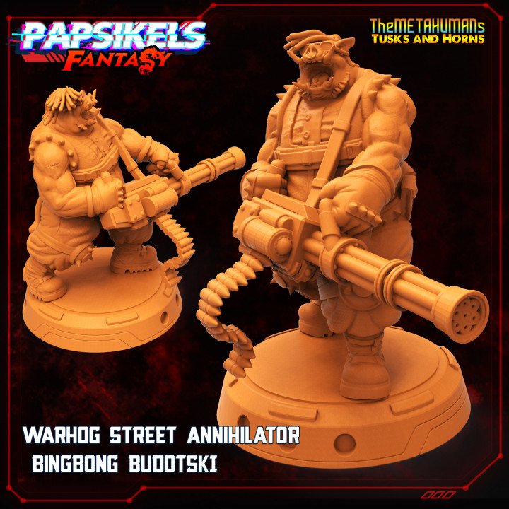 Papsikels Miniatures February 2021 PapSikels Fantasy Metahumans Miniature  MINISTL