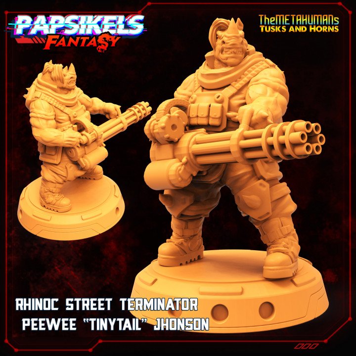 Papsikels Miniatures February 2021 PapSikels Fantasy Metahumans Miniature  MINISTL 3