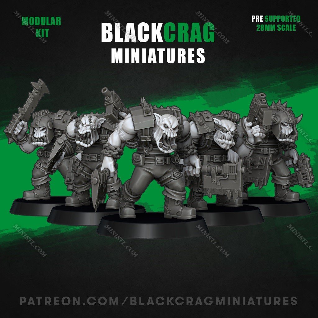 Blackcrag February 2022 BlackCrag Miniatures  MINISTL