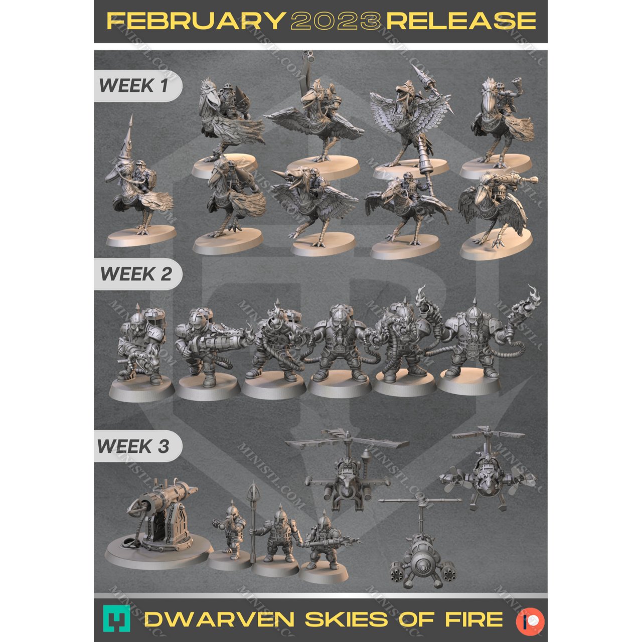 Forged Path Miniatures February 2023 Forged Path  MINISTL