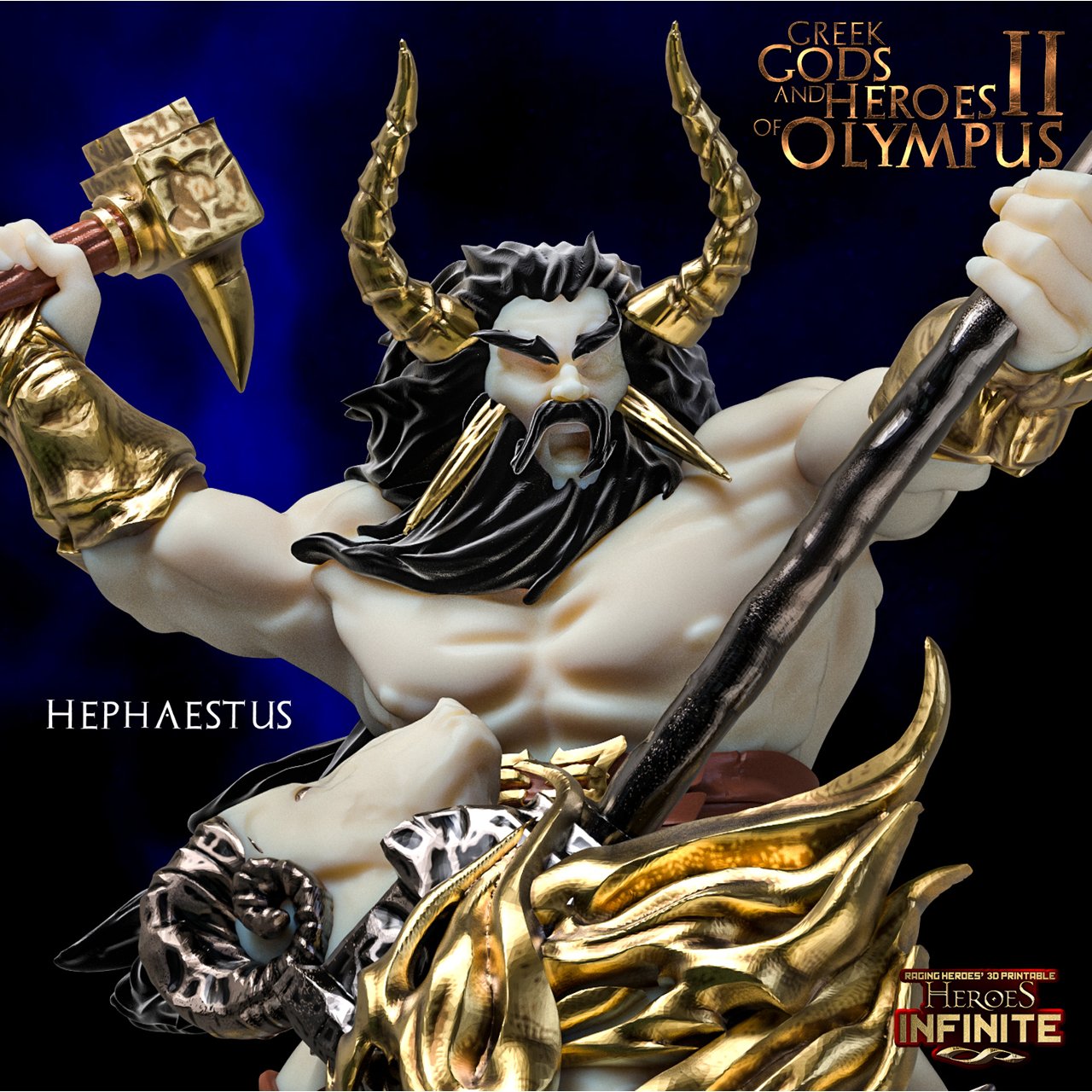 Heroes Infinite Greek Gods and Heroes of Olympus II Heroes Infinite Miniature  MINISTL 3