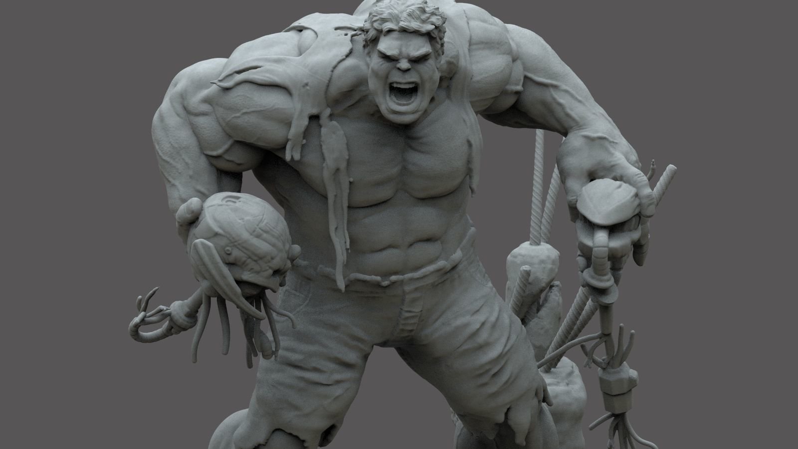 Fan Art Models Hulk Avenger Age of Ultron from Marvel comics  MINISTL 5