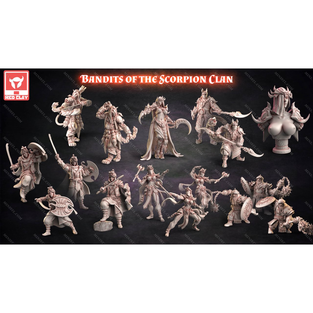 January 2022 (Bandits of the Scorpion Clan) Red Clay Collectibles ...