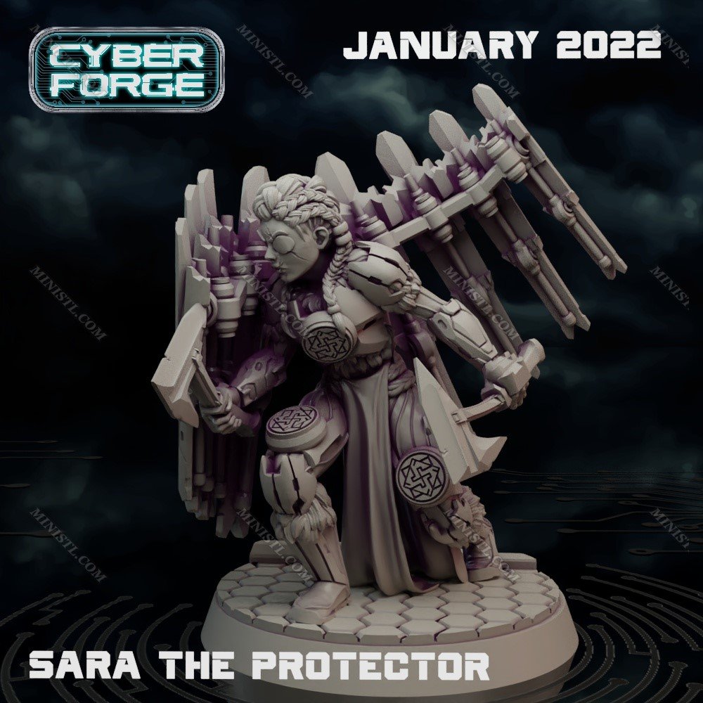 Cyber-Forge Miniatures January 2022 Cyber Forge  MINISTL 3