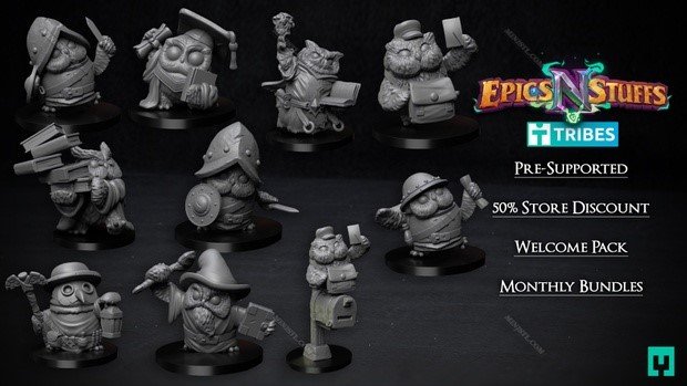 Epics 'N' Stuffs Miniatures January 2022 Epic N Stuff  MINISTL