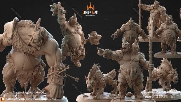 Lord of War Miniatures January 2022 Lord of War Miniatures  MINISTL