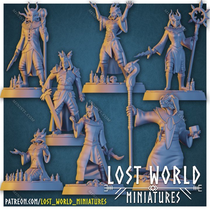 Lost World Miniatures January 2022 Lost World  MINISTL