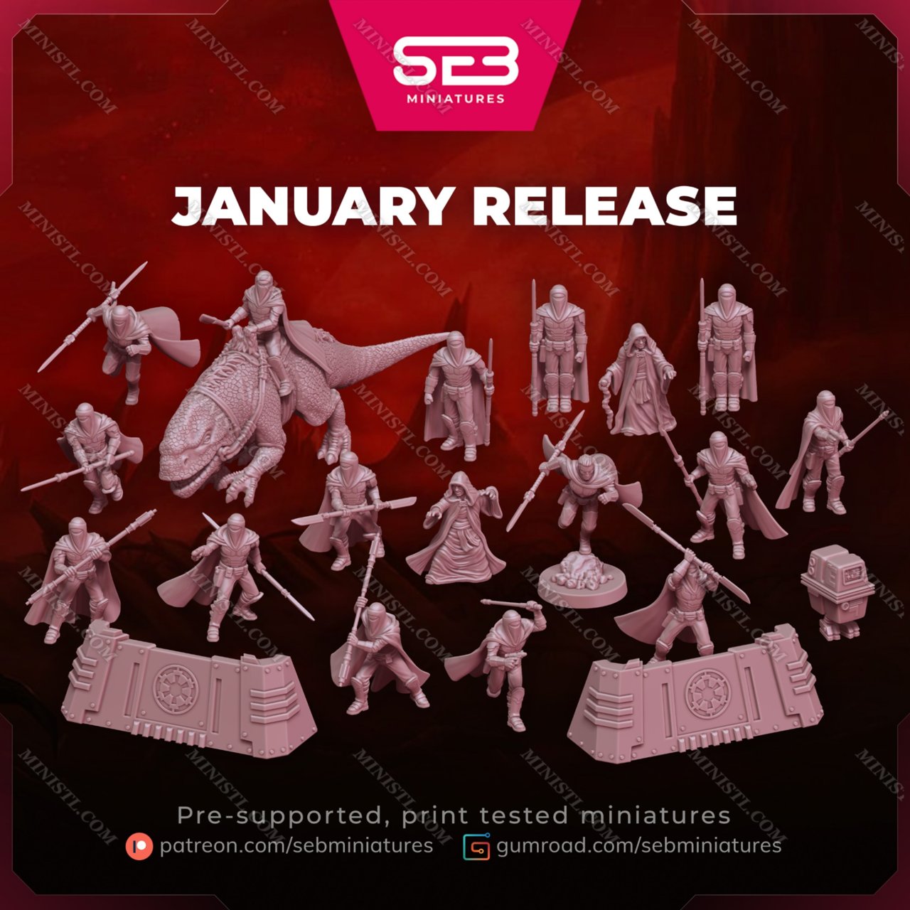 AnvilRage January 2022 Seb Miniatures  MINISTL