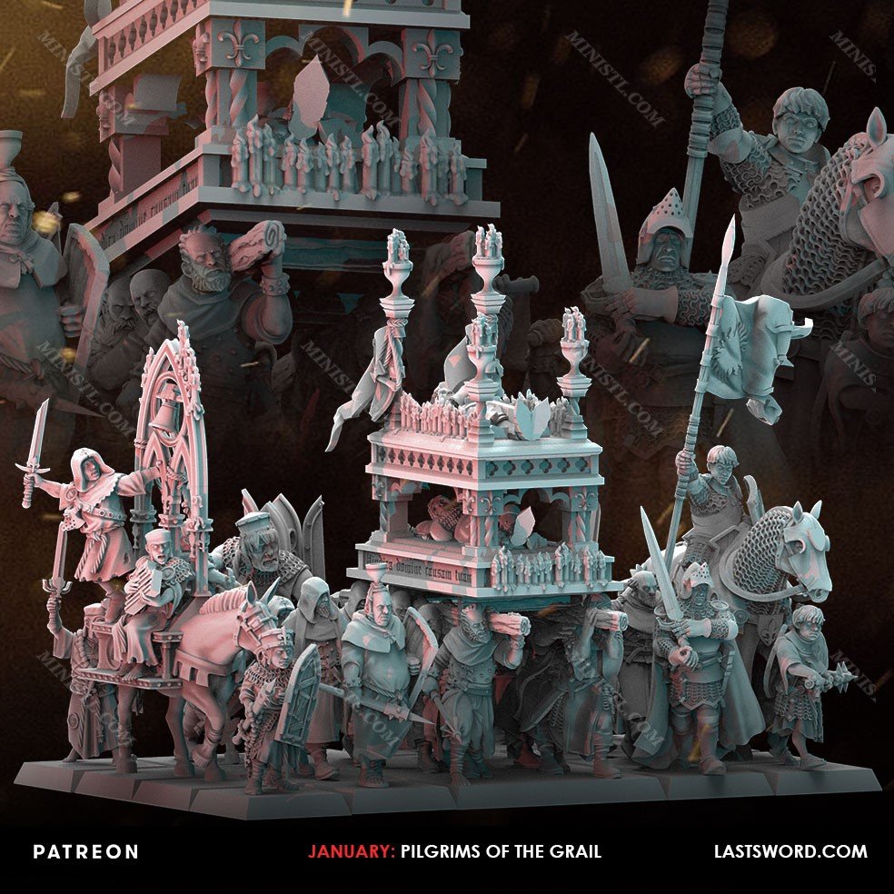 Last Sword Miniatures January 2023 Last Sword  MINISTL