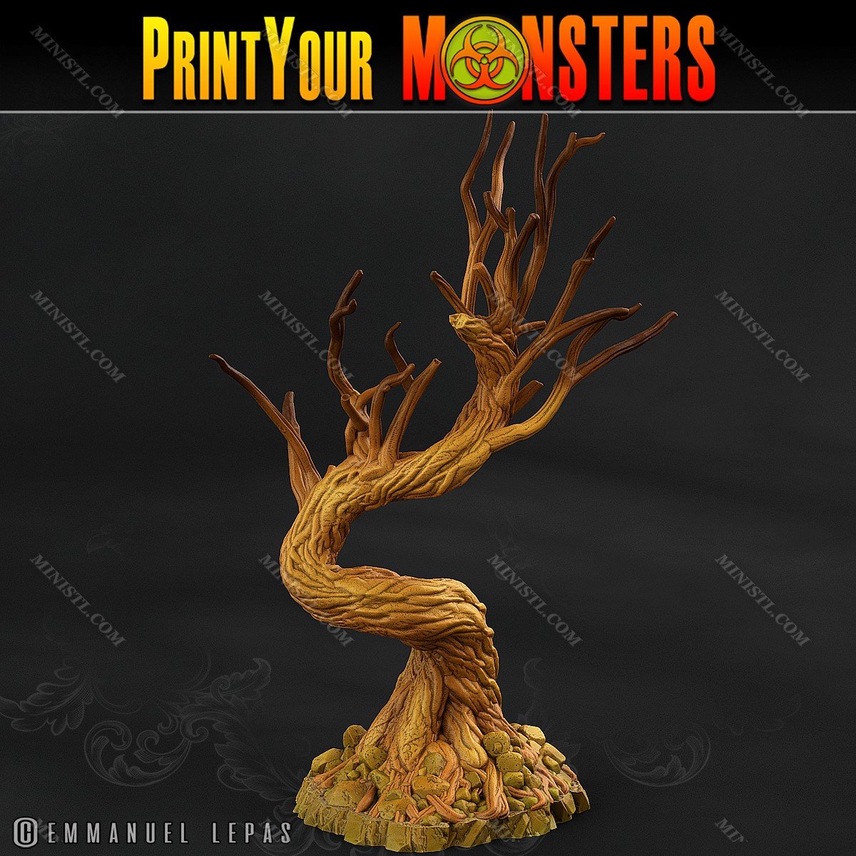 PrintYourMonsters January 2023 (The Shadowcreep Woods) Print Your Monsters  MINISTL