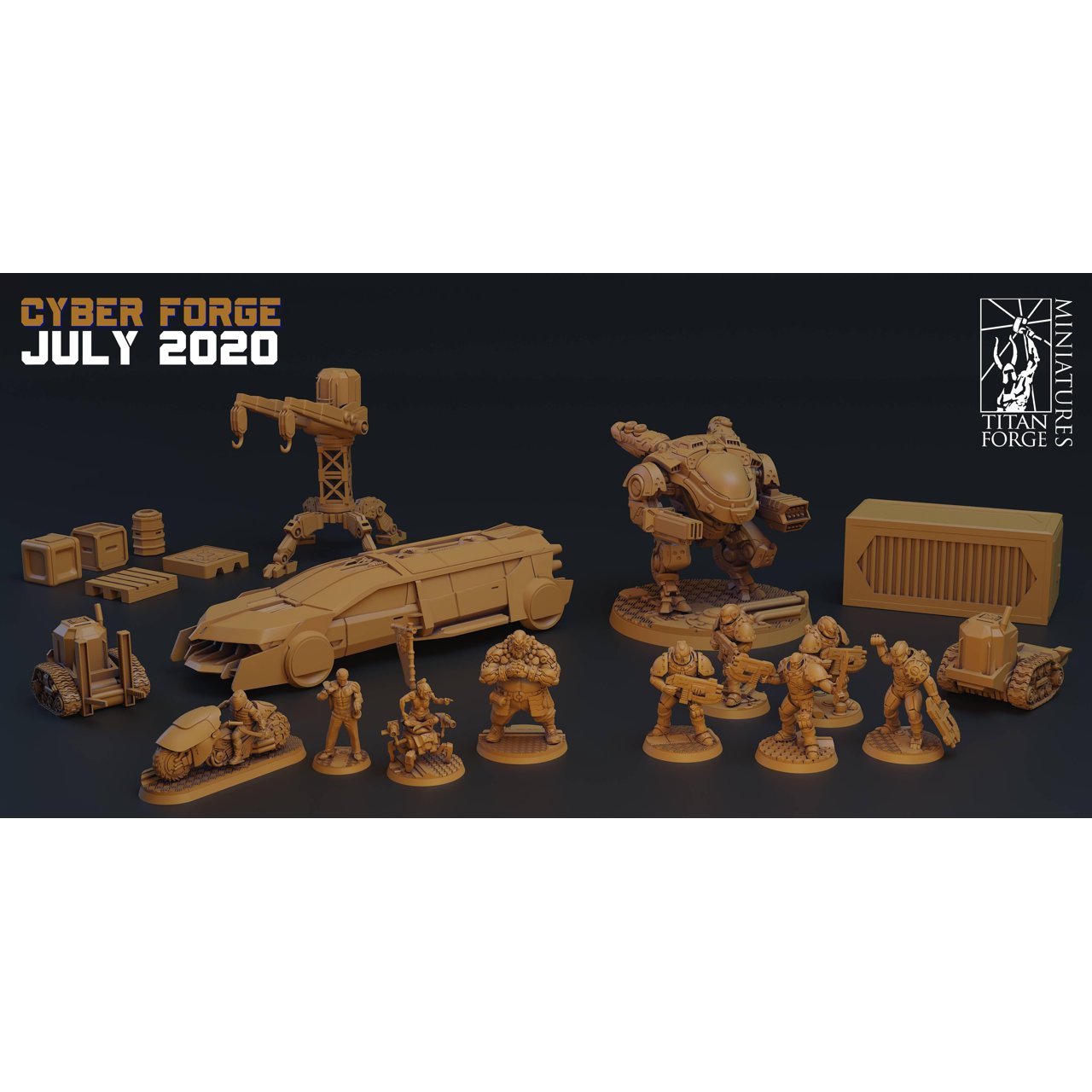 Cyber-Forge Miniatures July 2020 Cyber Forge  MINISTL