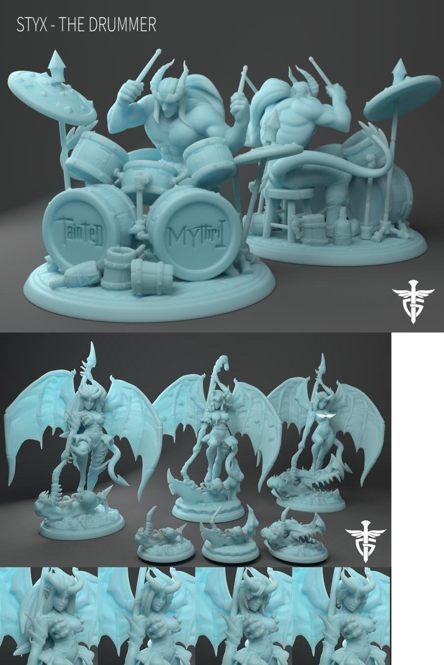 Twin Goddess Miniatures July 2020 Twin Goddess Miniatures  MINISTL