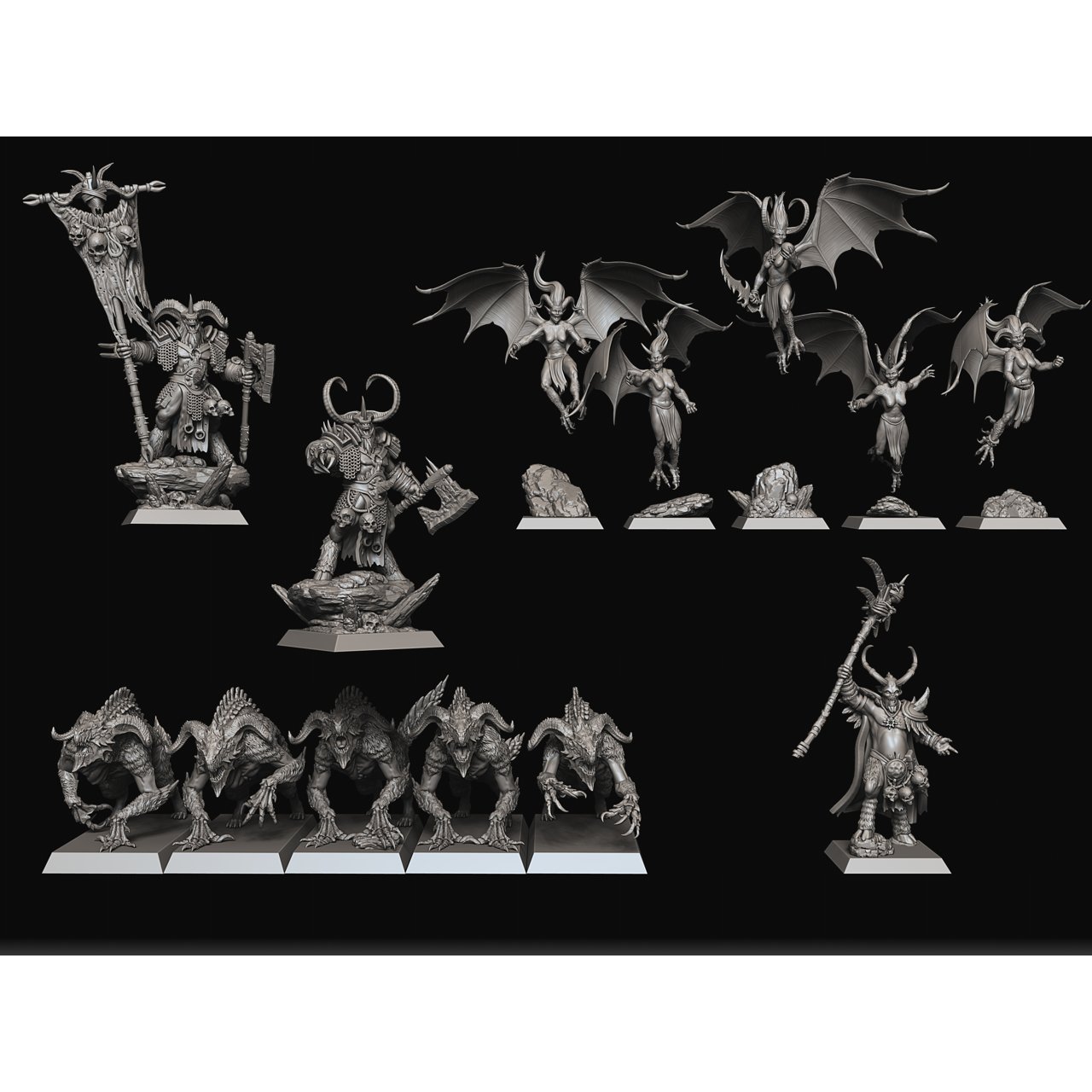 Raven Twin Miniatures July 2021 Raven Twin  MINISTL