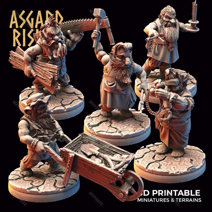 Asgard Rising Miniatures July 2022 Asgard Rising  MINISTL
