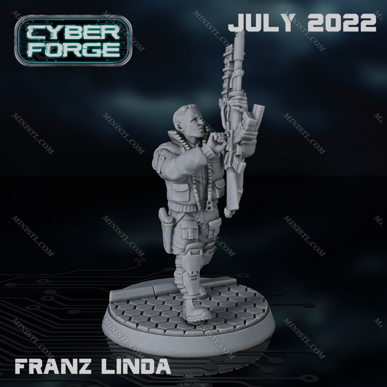 Cyber-Forge Miniatures July 2022 Cyber Forge  MINISTL 3