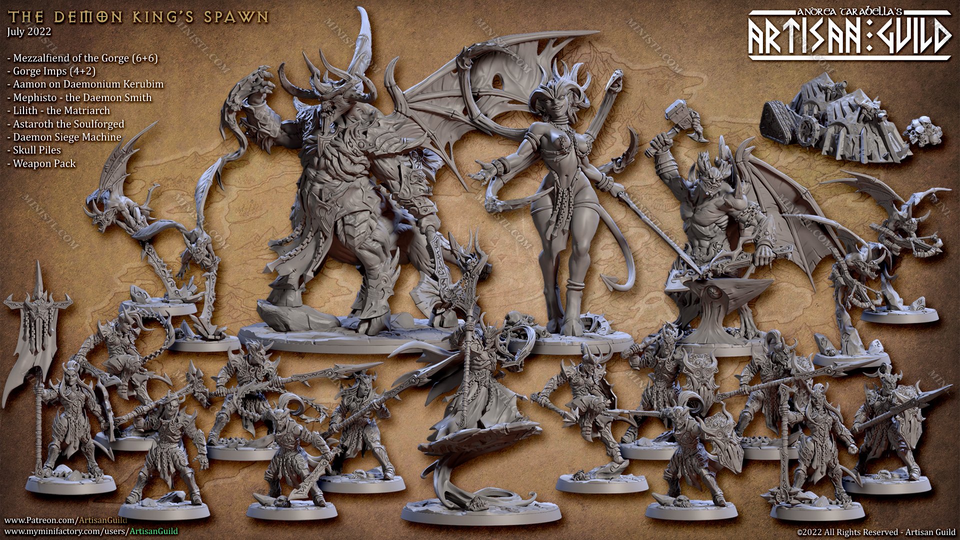 Artisan Guild July 2022 (The Demon King Spawn) Artisans Guild  MINISTL