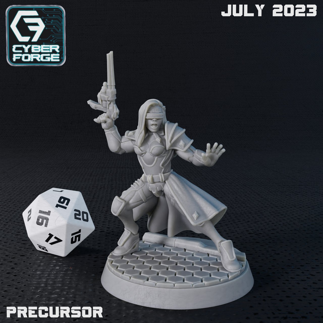 Cyber-Forge Miniatures July 2023 (Five Parsecs) Cyber Forge  MINISTL 24