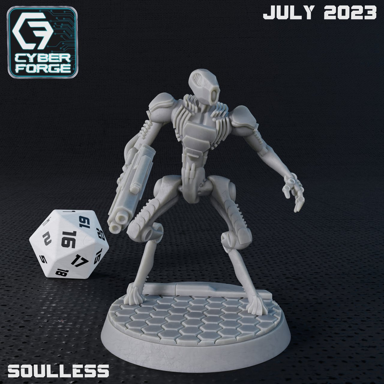 Cyber-Forge Miniatures July 2023 (Five Parsecs) Cyber Forge  MINISTL 25
