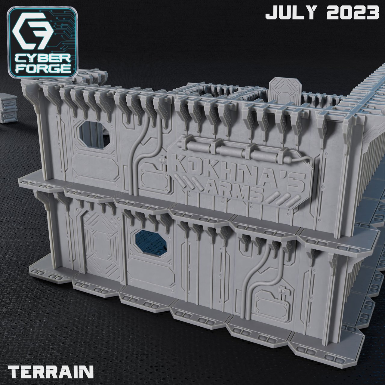 Cyber-Forge Miniatures July 2023 (Five Parsecs) Cyber Forge  MINISTL 29