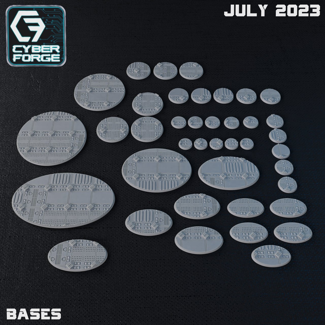 Cyber-Forge Miniatures July 2023 (Five Parsecs) Cyber Forge  MINISTL 31