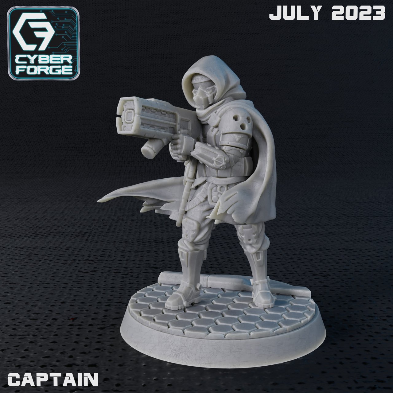 Cyber-Forge Miniatures July 2023 (Five Parsecs) Cyber Forge  MINISTL 33