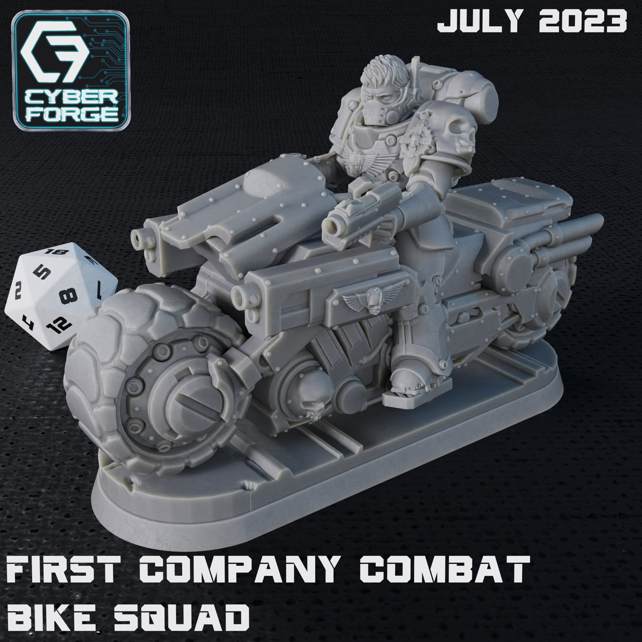 Cyber-Forge Miniatures July 2023 (Five Parsecs) Cyber Forge  MINISTL 38