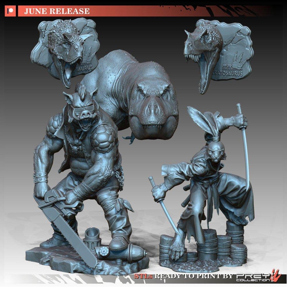 PREY stl COLLECTION June 2020 PREYcollectionSTUDIO  MINISTL