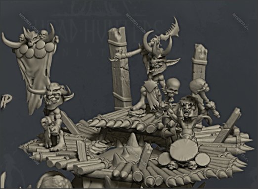 Vinciminiatures June 2022 (Assassin Ratmen and Catapult) Vinci Miniatures  MINISTL 5