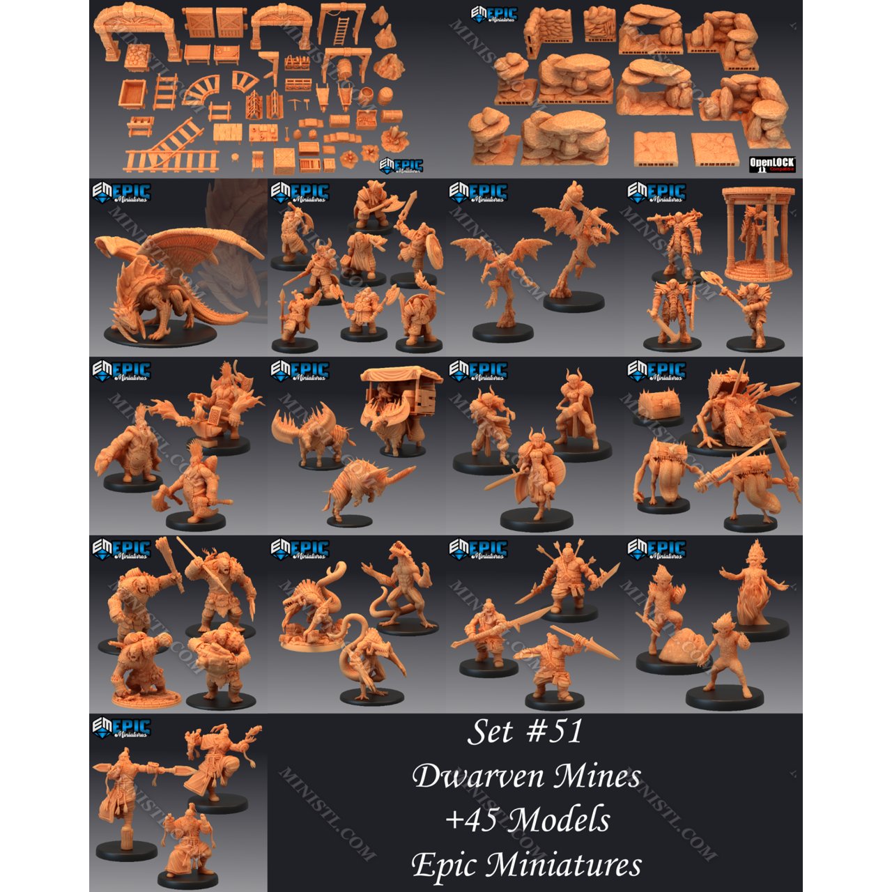 Surrogate Miniatures January 2022 Surrogate Miniatures  MINISTL 9