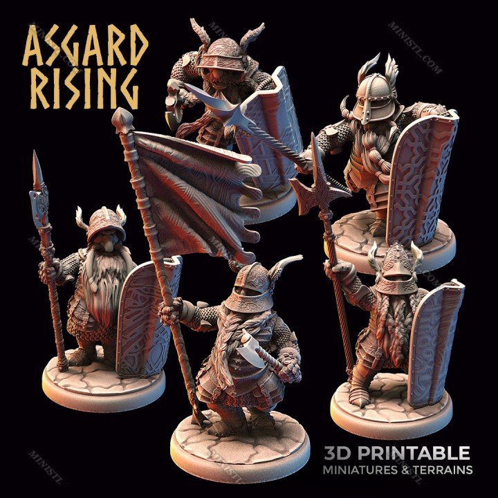 Asgard Rising Miniatures June 2022 Asgard Rising  MINISTL 3