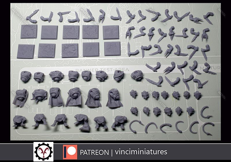 Vinciminiatures June 2022 (Assassin Ratmen and Catapult) Vinci Miniatures  MINISTL 3