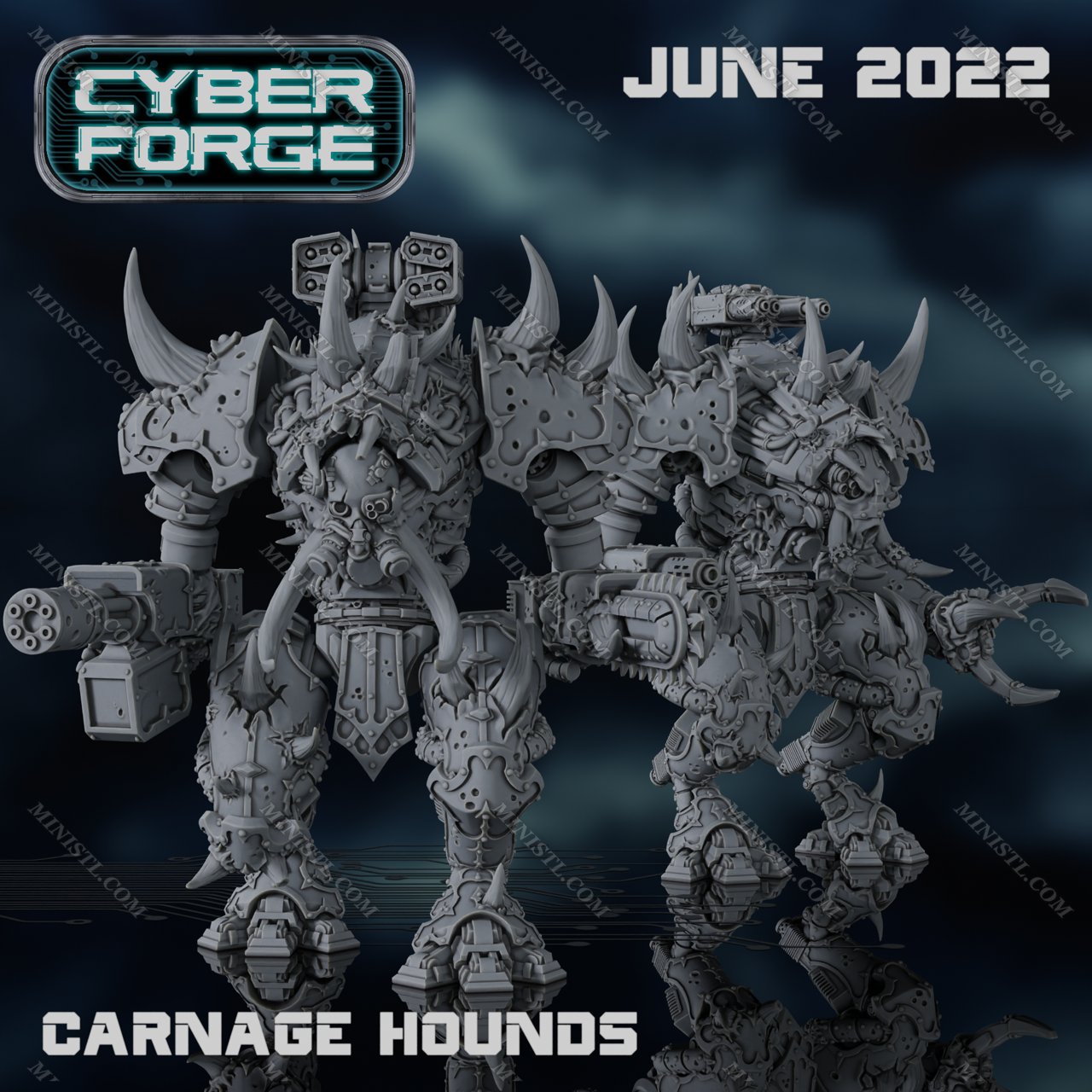 Cyber-Forge Miniatures June 2022 Cyber Forge  MINISTL